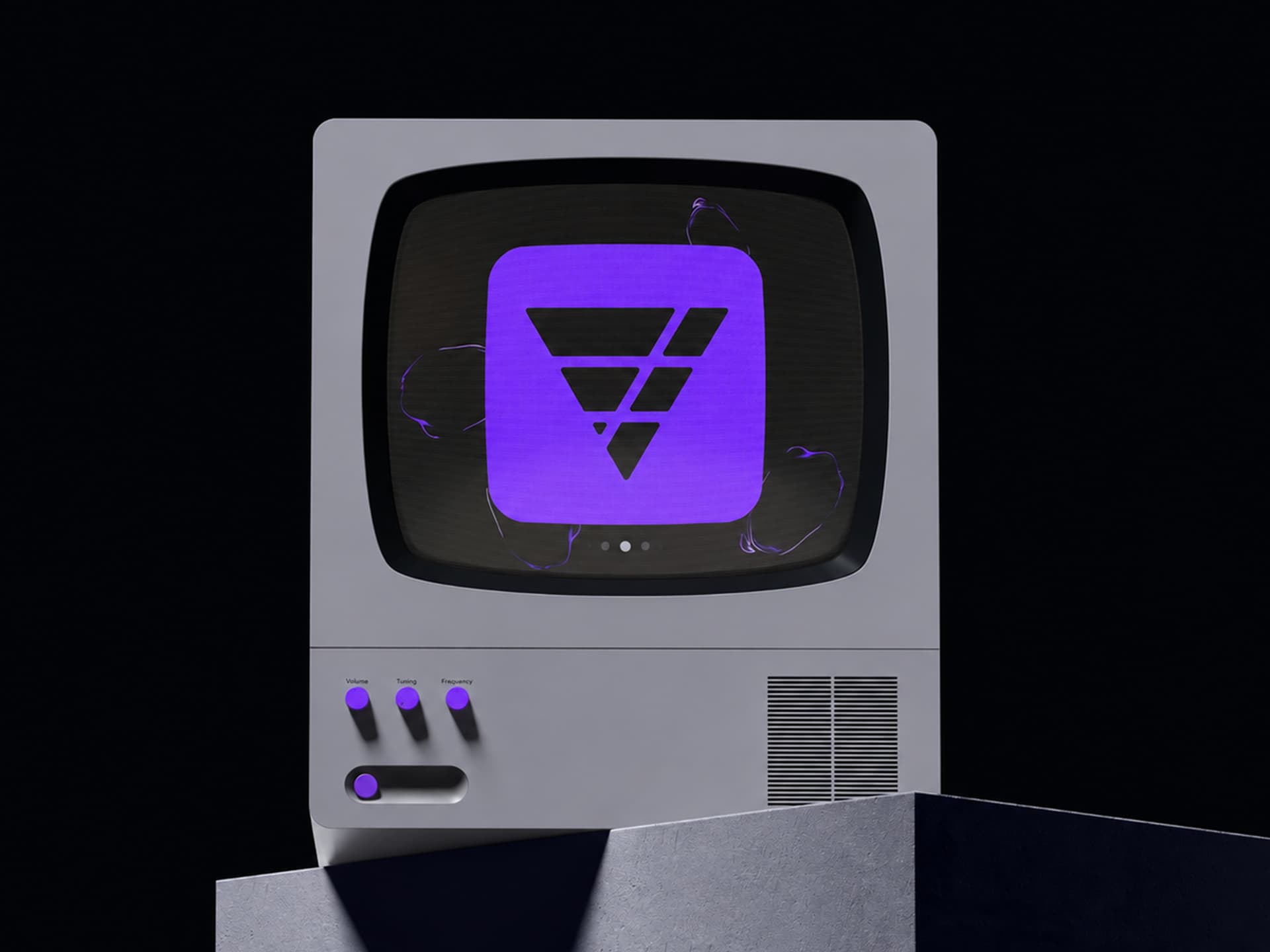 Retro Hardware Monitor Display