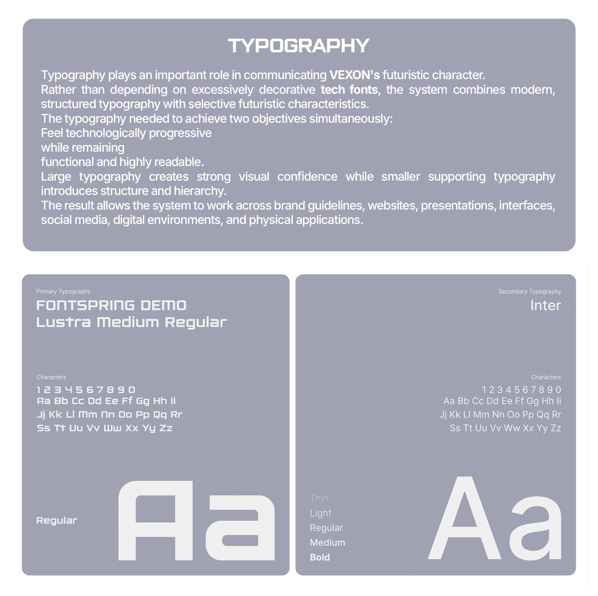 Typography System Spec
